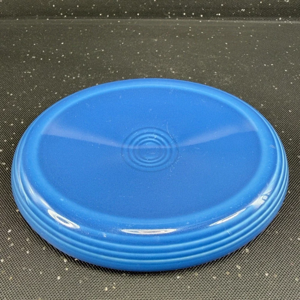 Fiesta Lapis Blue Small Oval Soap Dish Holder 6Inch Ceramic Serving Tray HLC USA
